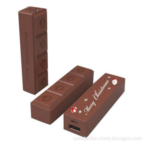 New Chocolate Design, 2600mAh Portable Power Bank External Battery Charger